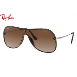 Ray Ban RB4311N sunglasses – Tortoise; Silver Frame / Brown Gradient Lens