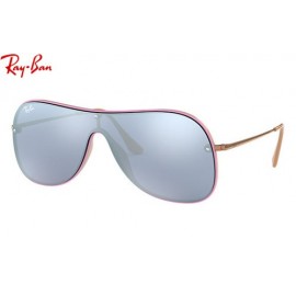 Ray Ban RB4311N sunglasses – Violet; Bronze-Copper Frame / Violet Mirror Lens
