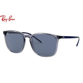Ray Ban RB4387 Highstreet Sunglasses – Blue Frame / Blue Classic Lens