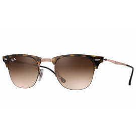 Ray Ban RB8056 Clubmaster Light Ray sunglasses – Tortoise; Brown Frame / Brown Gradient Lens