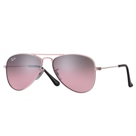 Ray Ban RB9506s Aviator Junior sunglasses – Pink Frame / Pink Gradient Lens