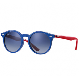 Ray Ban Round RJ9064S sunglasses – Blue Frame / Blue Gradient Lens