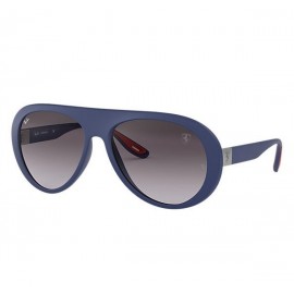 Ray Ban Scuderia Ferrari Collection RB4310M sunglasses – Blue Frame / Grey Gradient Lens