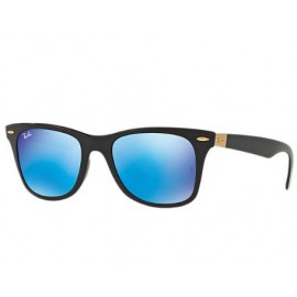 Ray Ban Wayfarer Liteforce RB4195 sunglasses – Black Frame / Blue Mirror Lens