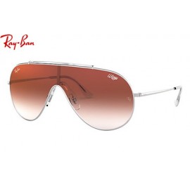 Ray Ban Wings RB3597 Eyeglasses – Silver Frame / Red Gradient Mirror Lens