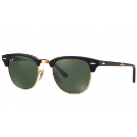 Ray Bans Clubmaster Folding RB2176 sunglasses – Black Frame / Green Classic G-15 Lens