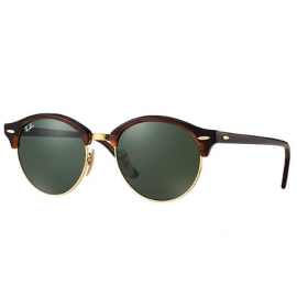 Ray Bans Clubround Classic RB4246 sunglasses – Tortoise Frame / Green Classic G-15 Lens