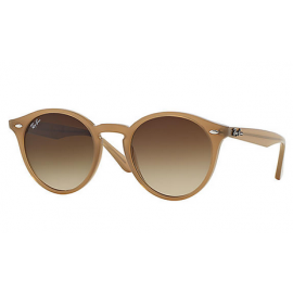 Ray Bans RB2180 Round sunglasses – Light Brown Frame / Brown Gradient Lens