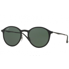 Ray Bans RB4224 Round Light Ray sunglasses – Black Frame / Green Classic Lens