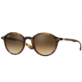 Ray Bans RB4237 Round Liteforce sunglasses – Tortoise Frame / Brown Gradient Lens