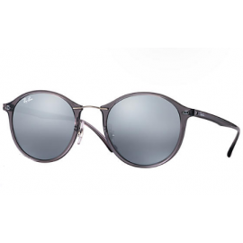 Ray Bans RB4242 Round sunglasses – Grey Frame / Grey Gradient Mirror Lens