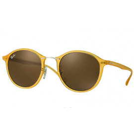 Ray Bans RB4242 Round sunglasses – Yellow Frame / Brown Classic B-15 Lens