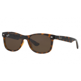 Ray Bans RB9052S New Wayfarer Junior sunglasses – Tortoise Frame / Brown Classic B-15 Lens