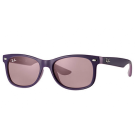 Ray Bans RB9052S New Wayfarer Junior sunglasses – Violet Frame / Pink Classic Lens