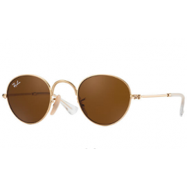 Ray Bans Round Junior RB9537S sunglasses – Gold Frame / Brown Classic Lens
