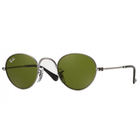 Ray Bans Round Junior RB9537S sunglasses – Gunmetal Frame / Green Classic Lens