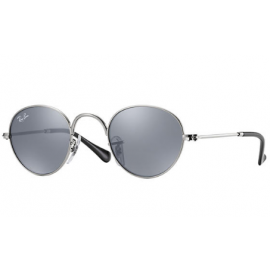 Ray Bans Round Junior RB9537S sunglasses – Silver Frame / Grey Mirror Lens