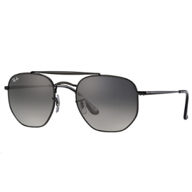 Ray Bans Round RB3648 Marshal sunglasses – Black Frame / Grey Gradient Lens